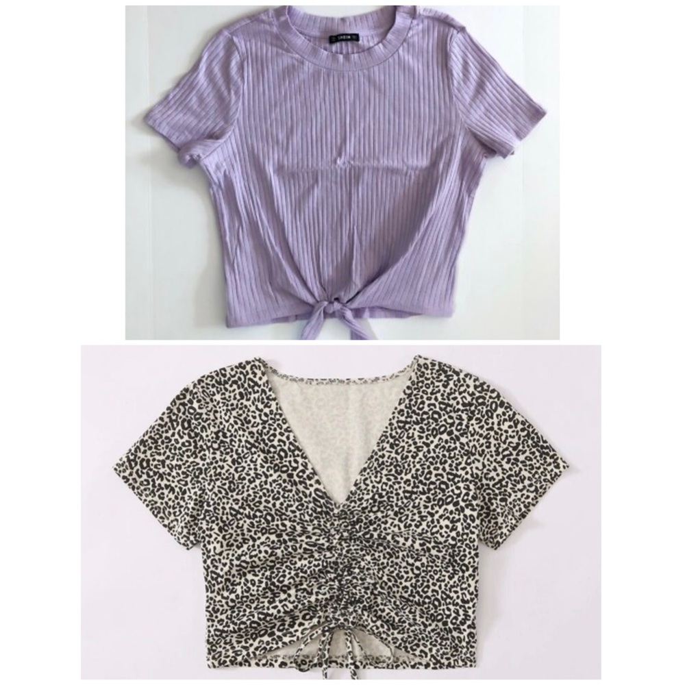 Crop Tee bundle size medium nwt